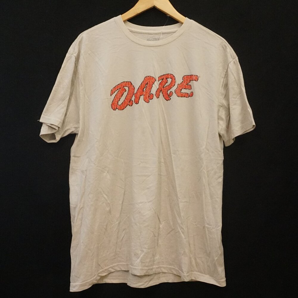 D.A.R. E. Graphic Front and Back Short Sleeve Tee Unisex XL Vintage Reproduction